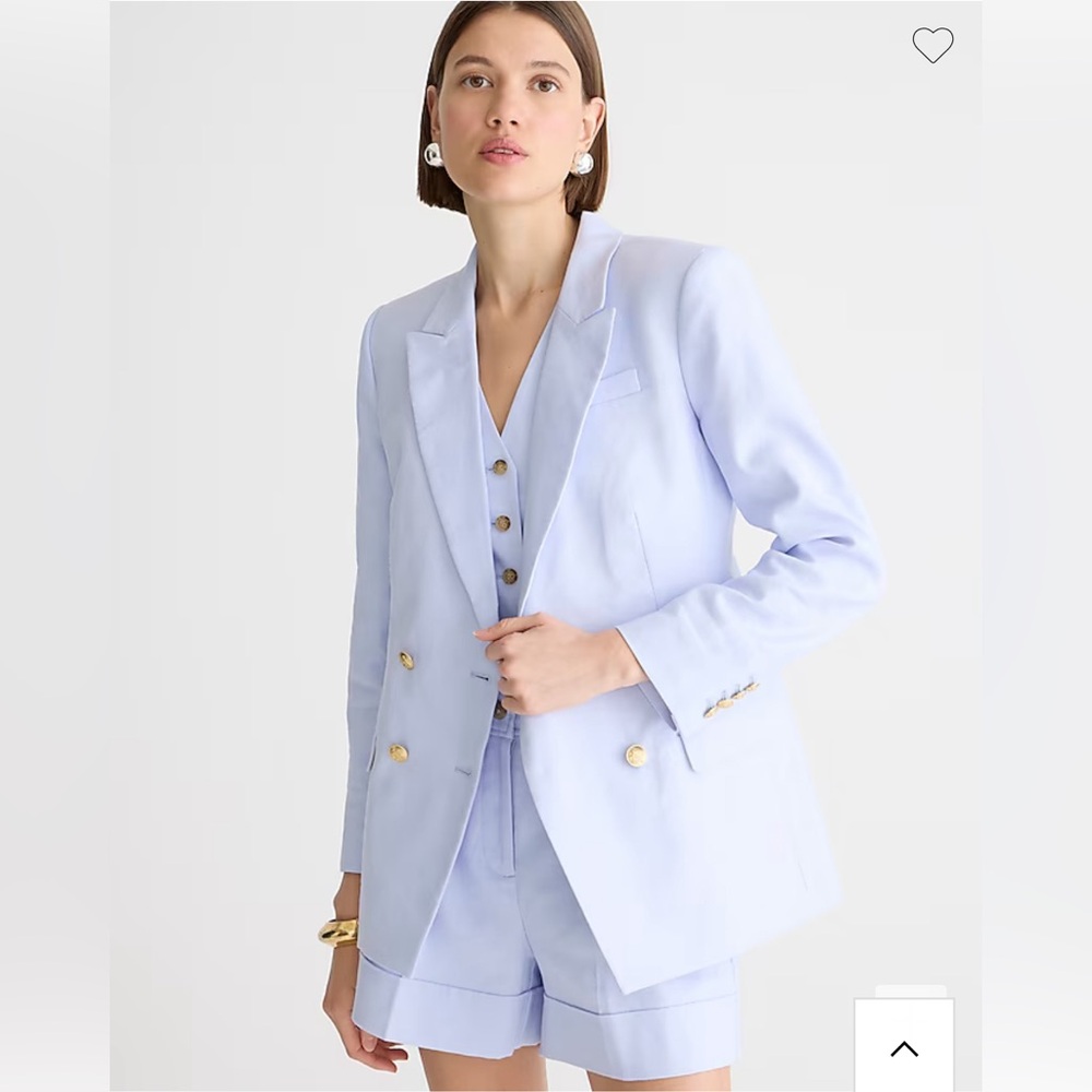J. Crew Bright Peri Greta Blazer 10 Periwinkle ‘24